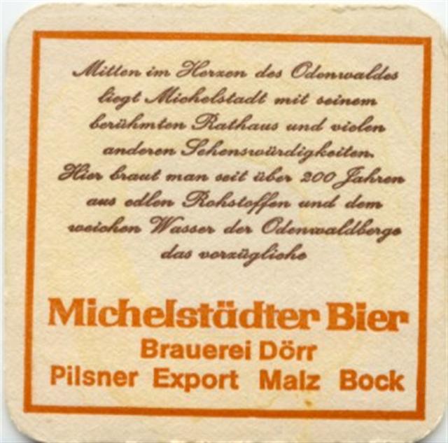 michelstadt erb-he michel quad 1b (185-mitten im herzen-braunorange)